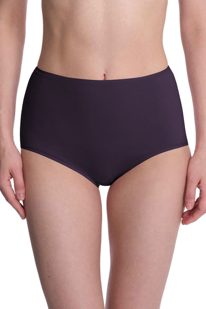 Bliss Bare Cotton High Waist Brief 3-Pack Purple Dusk/Smoky/Dk Red