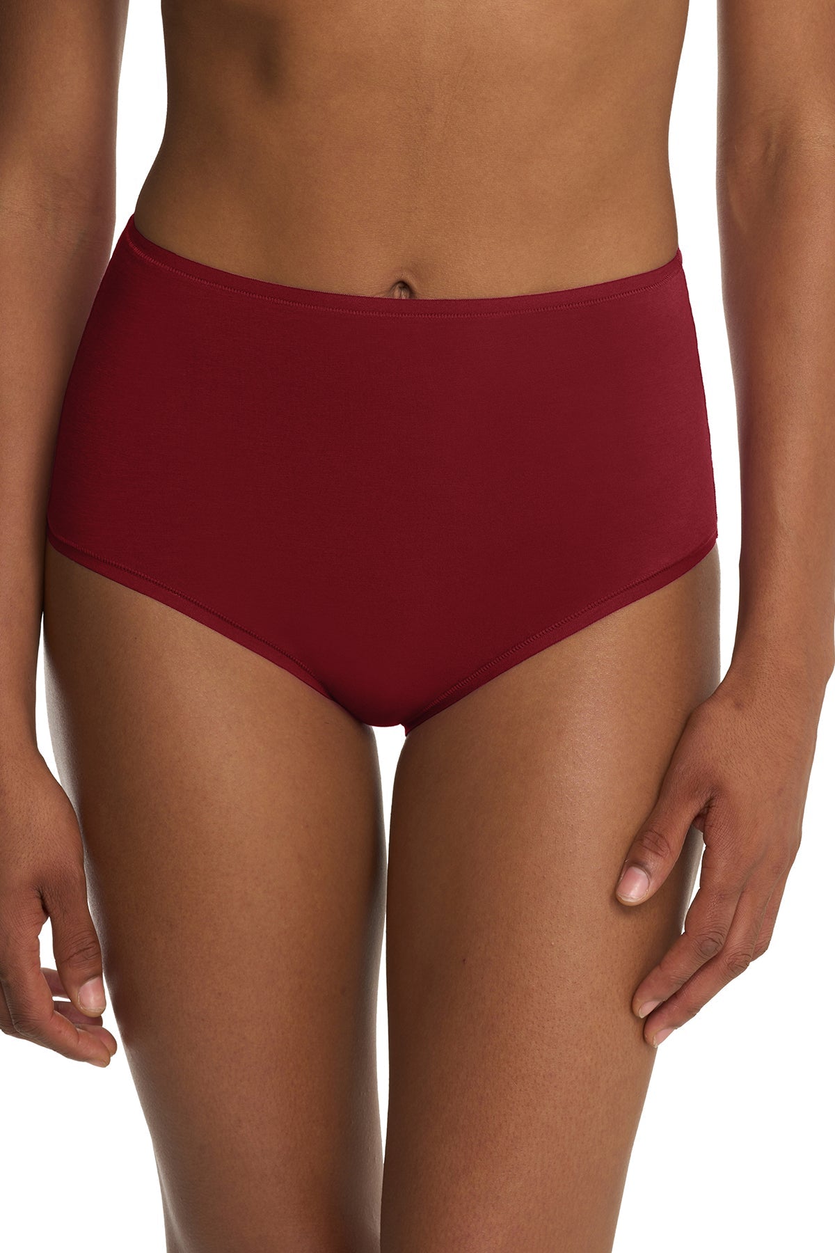 Bliss Bare Cotton High Waist Brief 3-Pack Purple Dusk/Smoky/Dk Red