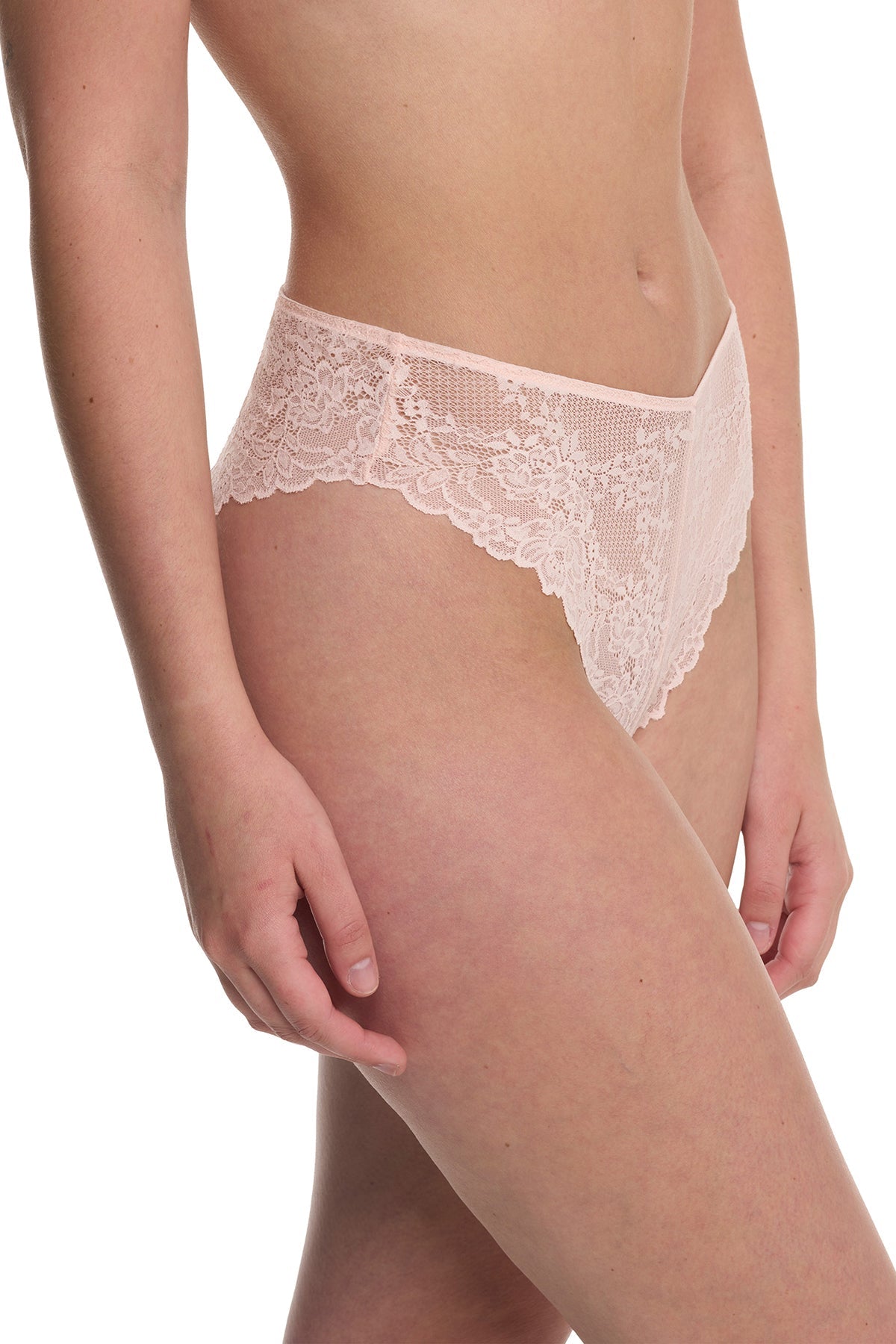 Heavenly High Cut Bikini Whisper Pink