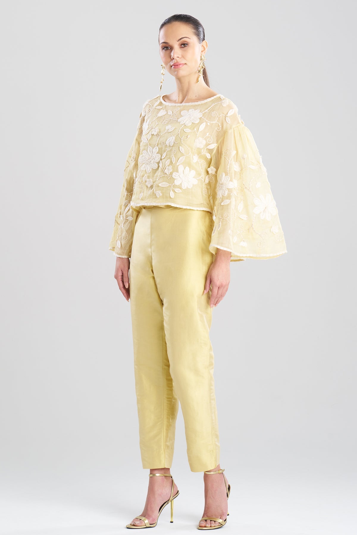 Couture Piña Embellished Top Buttermilk