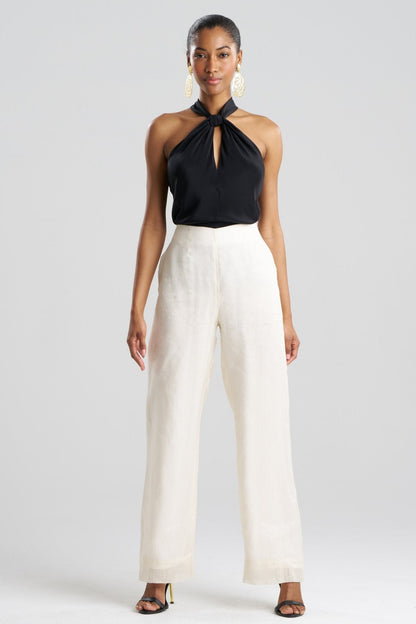 Couture Piña Straight Leg Pants Natural