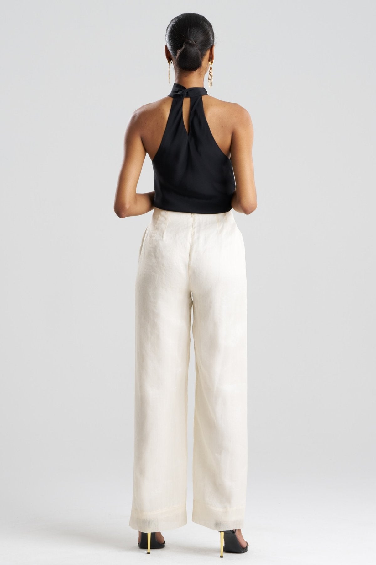 Couture Piña Straight Leg Pants Natural