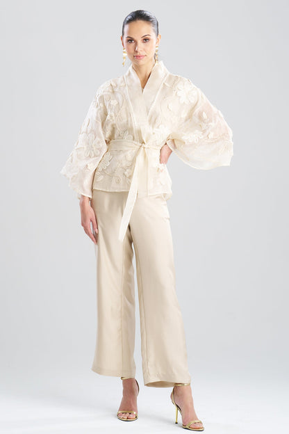 Couture Piña Embellished Jacket Natural