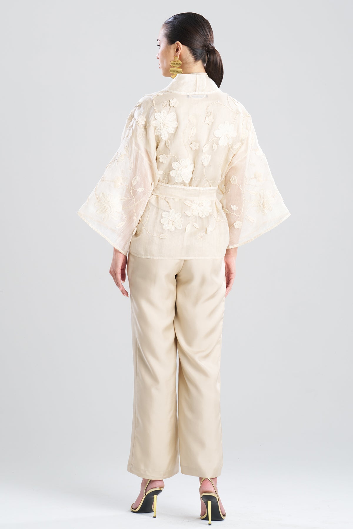 Couture Piña Embellished Jacket Natural