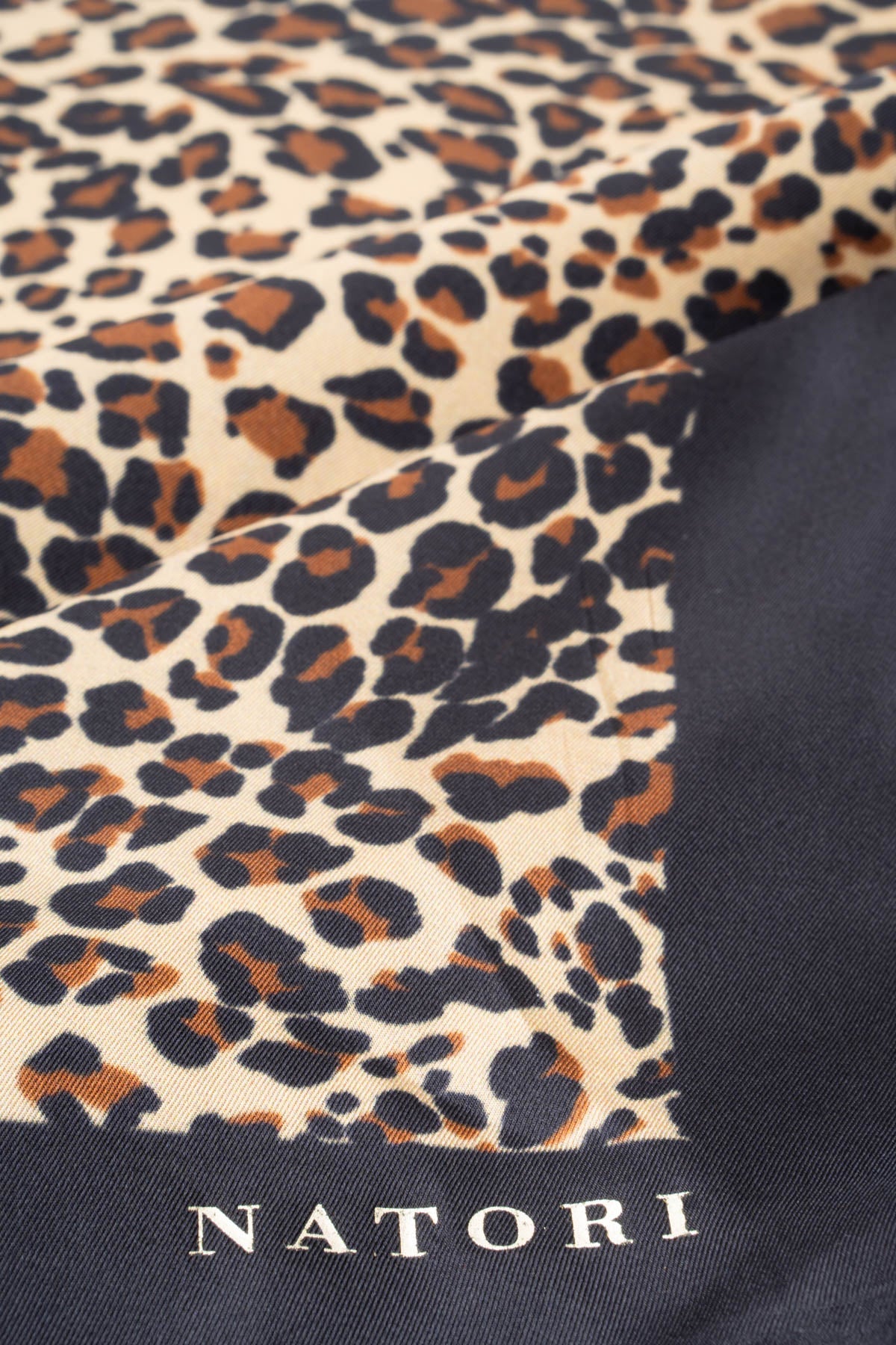 Silk Scarf Jaguar Natural/Black