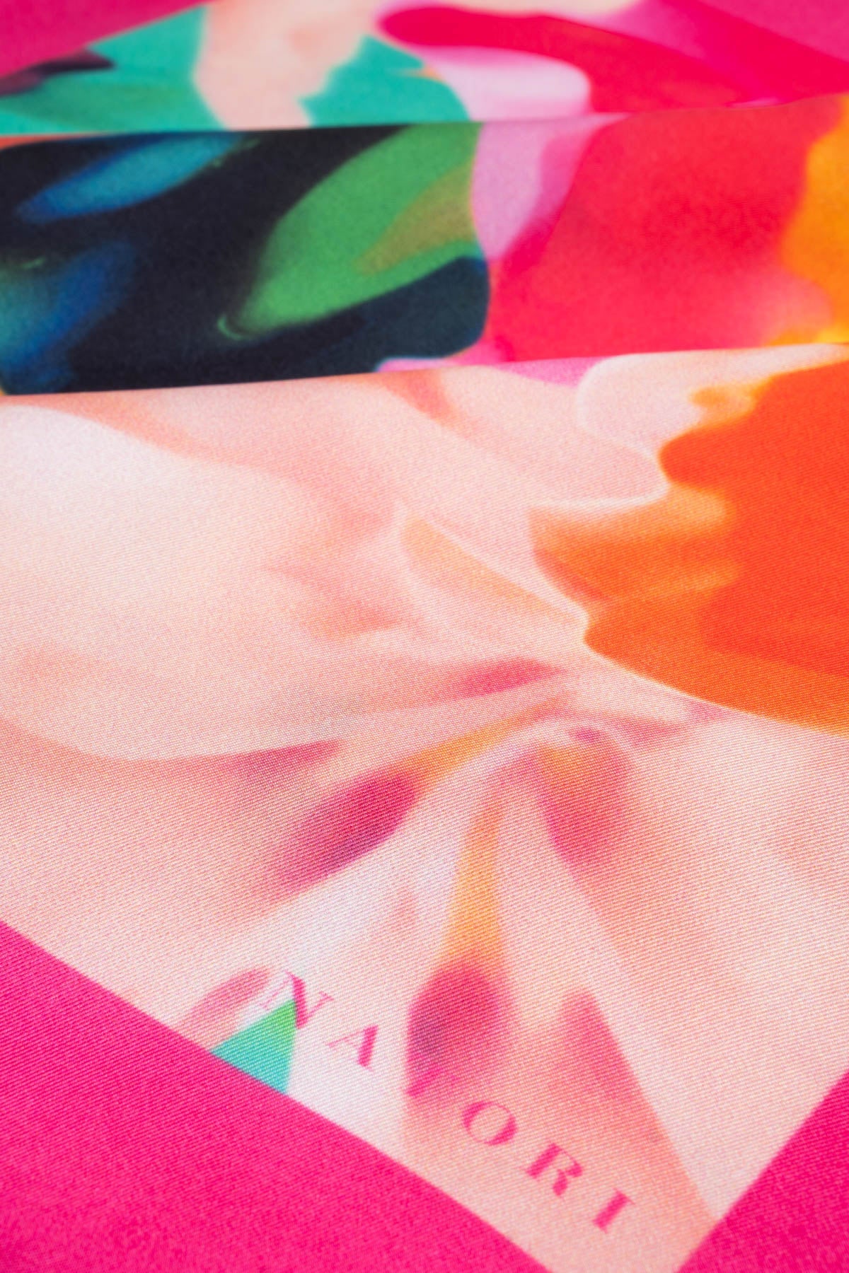 Silk Scarf Garbo Pink Multi