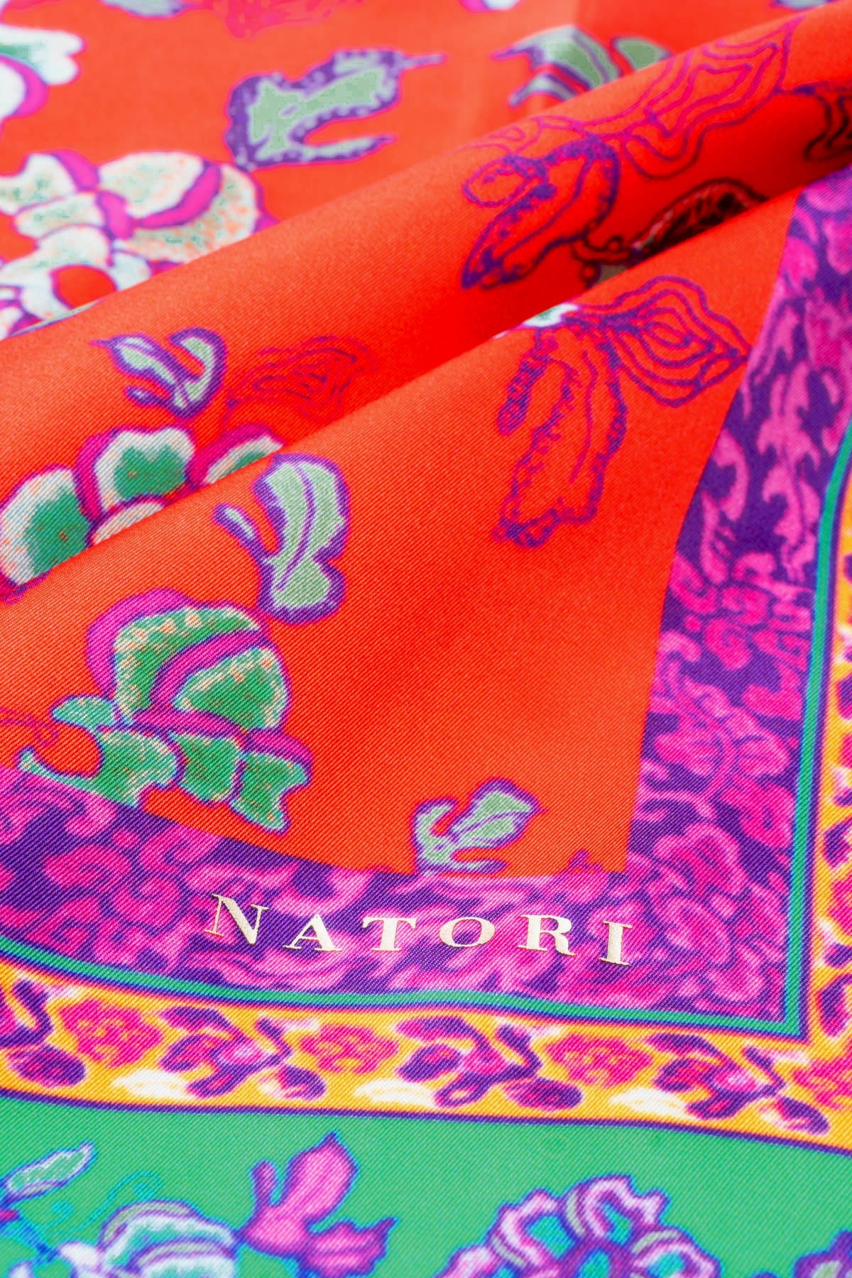 Silk Scarf Ume Multi