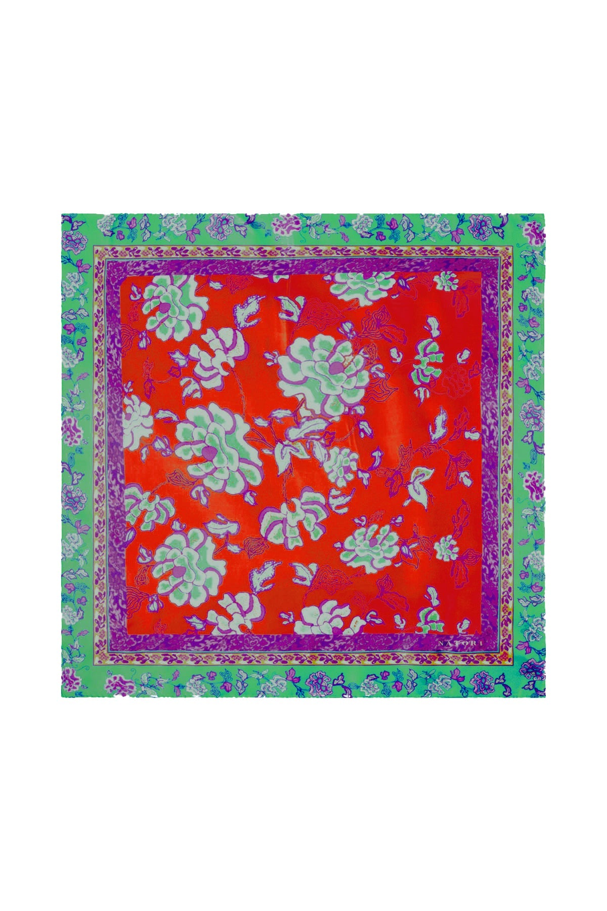 Silk Scarf Ume Multi