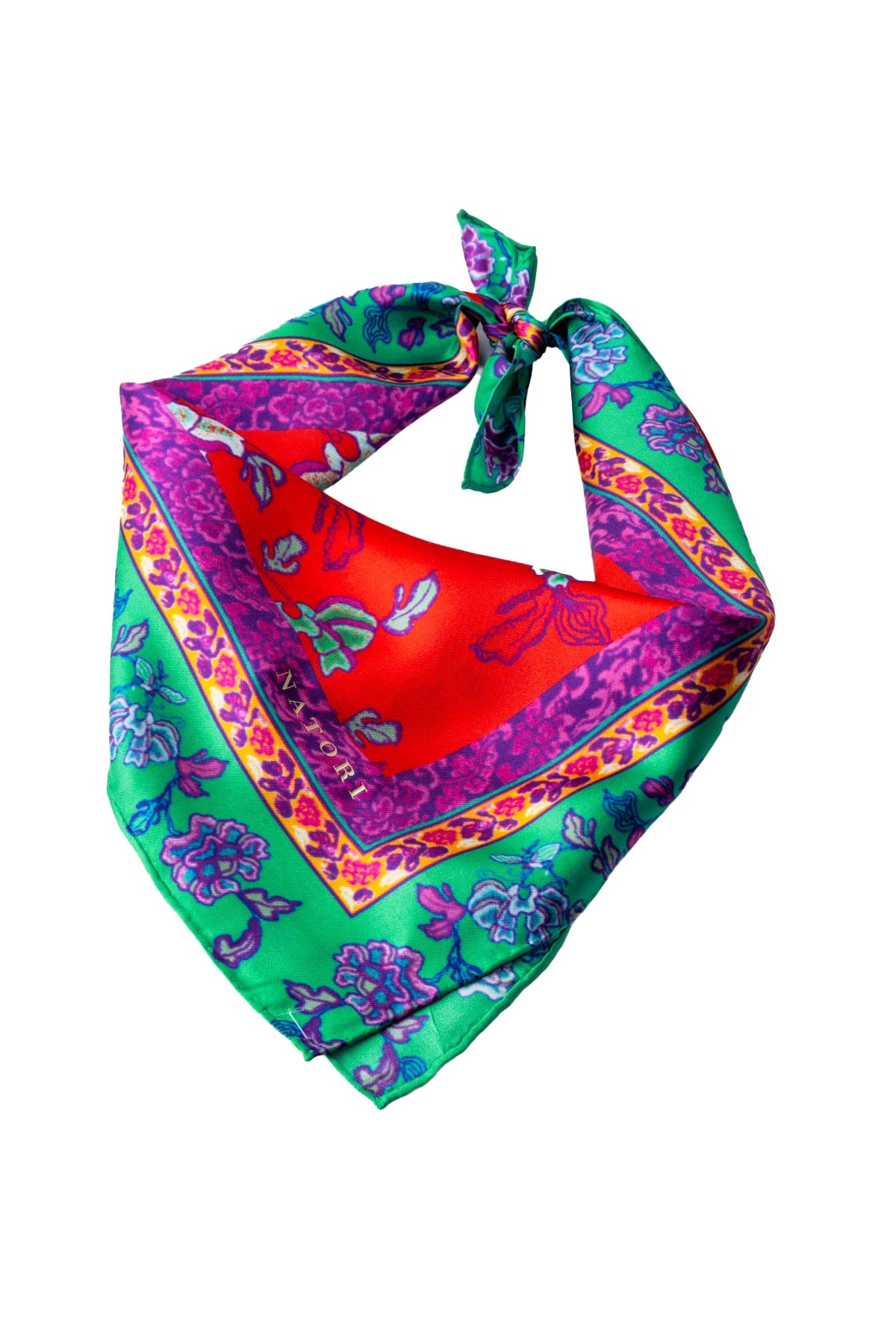 Silk Scarf Ume Multi