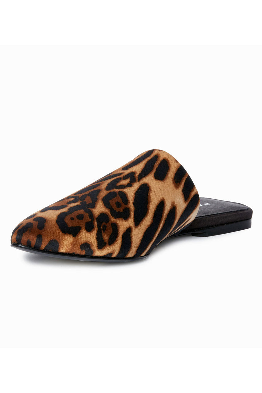 Buy Adore Luxe Leopard Satin Slide in Chestnut Online Chestnut