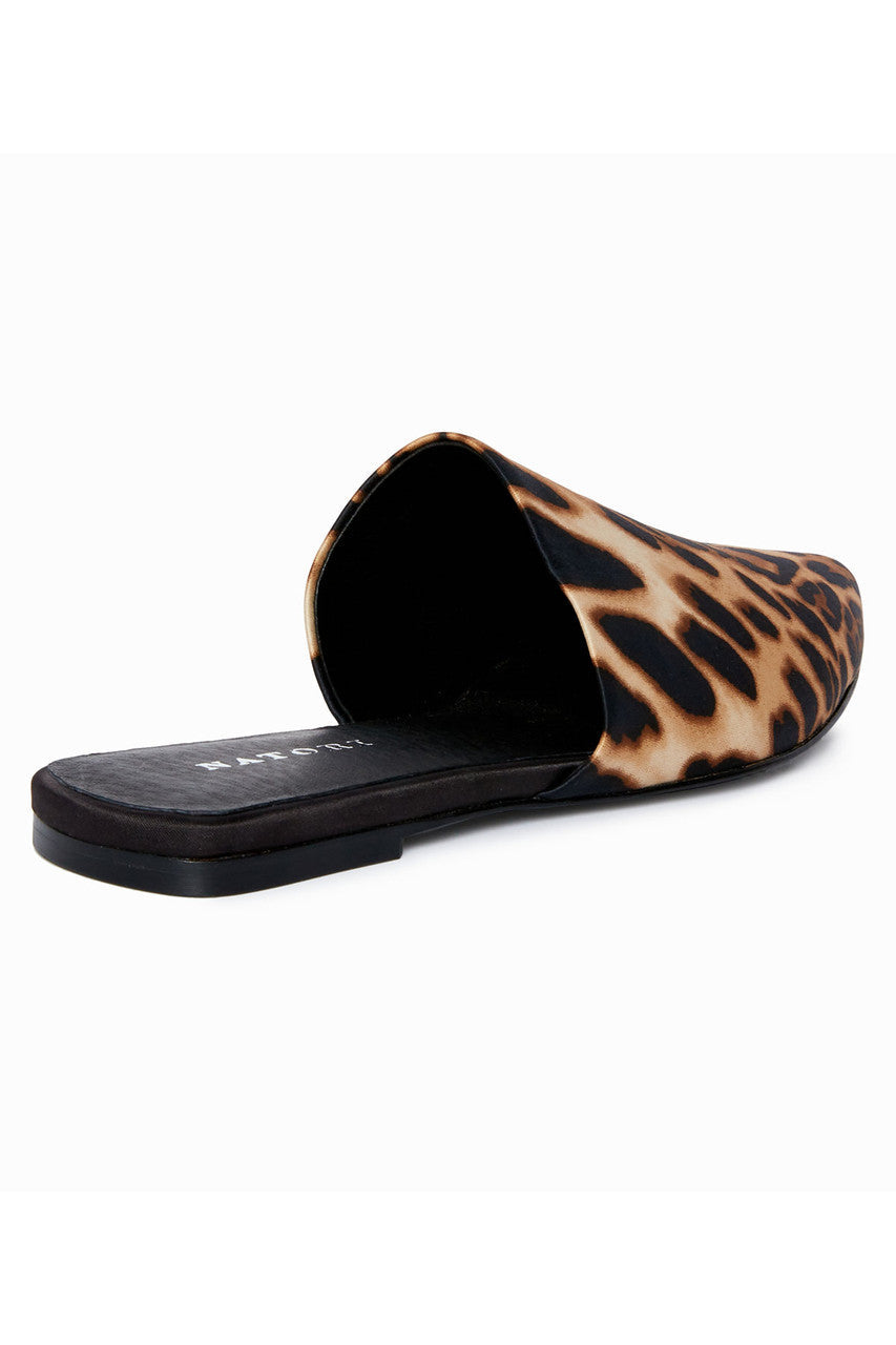 Buy Adore Luxe Leopard Satin Slide in Chestnut Online Chestnut