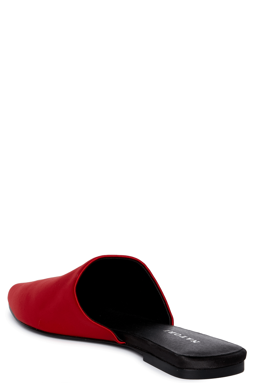 Buy Adore Satin Slide in Red Online Red