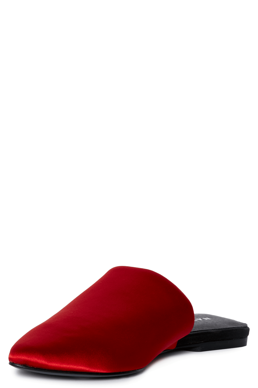 Buy Adore Satin Slide in Red Online Red