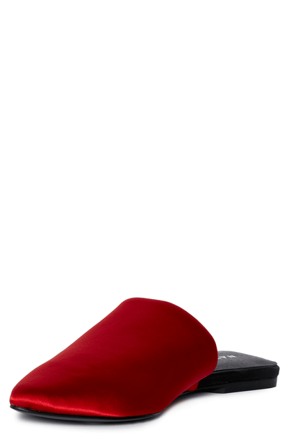 Buy Adore Satin Slide in Red Online Red