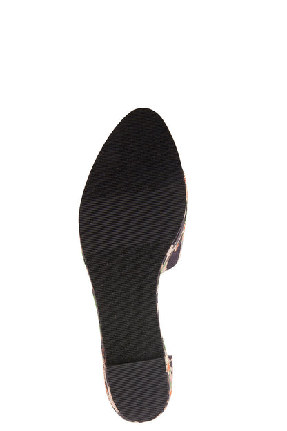 Buy Artsy Chikayo Satin Embroidery Espadrille in Chestnut Online Chestnut