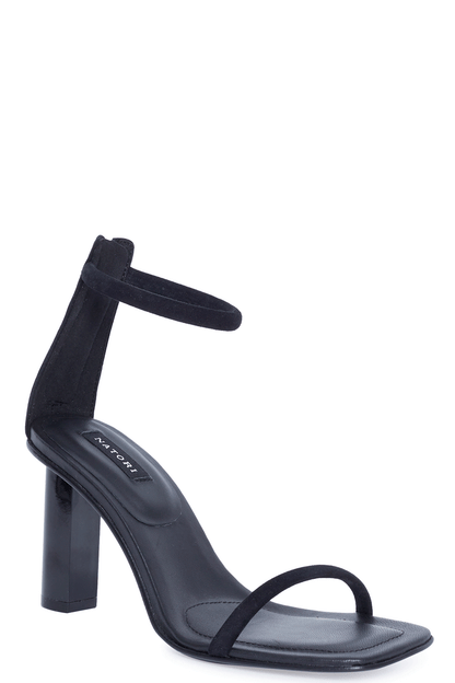Buy Glow Suede Sandal in Black Suede Online Black Suede
