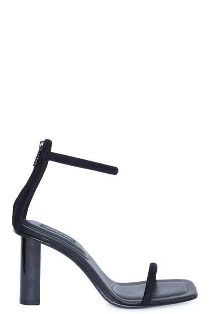 Buy Glow Suede Sandal in Black Suede Online Black Suede