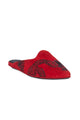 Brocade Red Suede