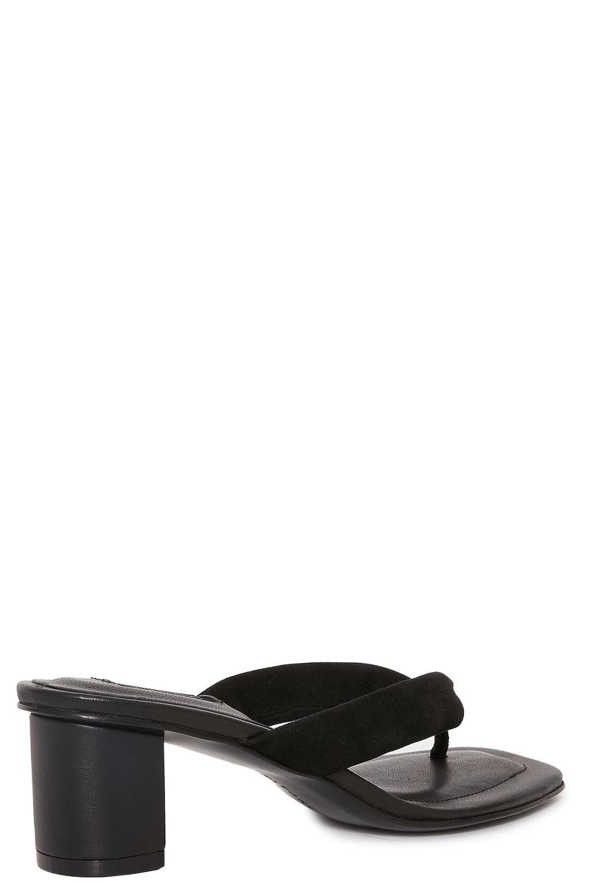 Buy Bay Suede Thong Sandal in Black Online Black