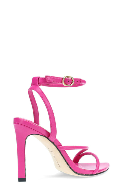 Buy Reiki Nappa Leather Ankle Strap Heel in Dragon Fruit Online Dragon Fruit