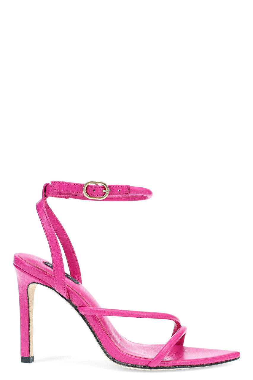 Buy Reiki Nappa Leather Ankle Strap Heel in Dragon Fruit Online Dragon Fruit