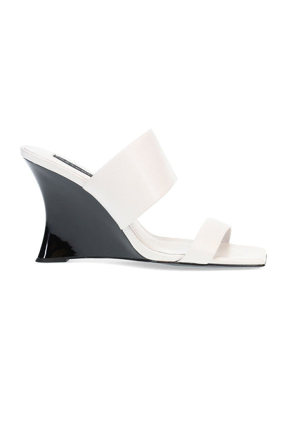 Buy Balli High Wedge Slide Sandals in White Online White