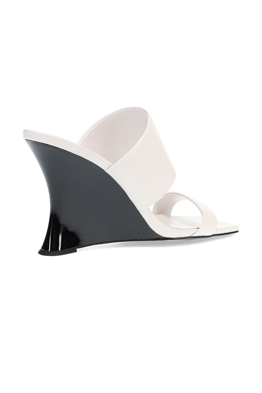 Buy Balli High Wedge Slide Sandals in White Online White