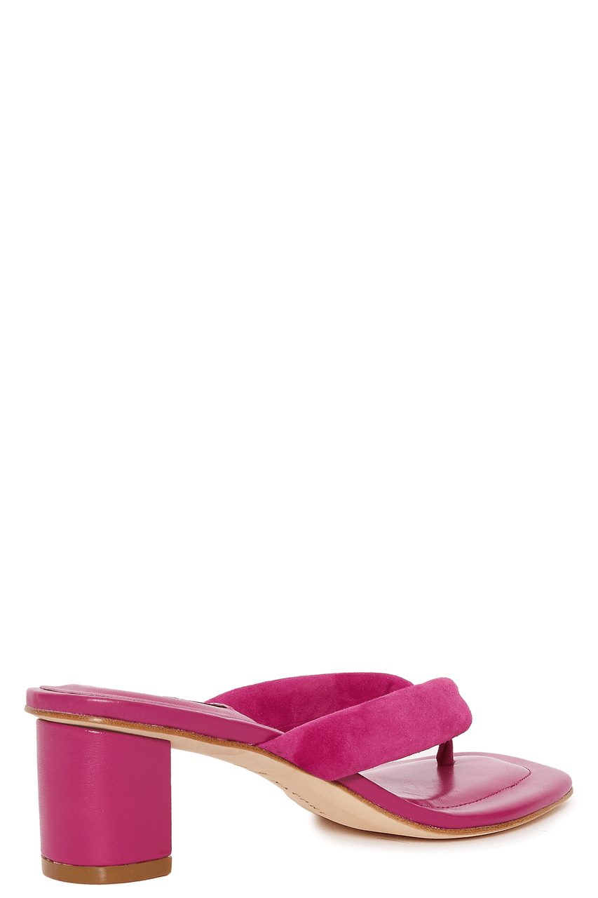 Buy Bay Suede Thong Sandal in Dragonfruit Online Dragonfruit