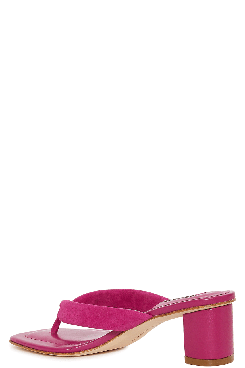 Buy Bay Suede Thong Sandal in Dragonfruit Online Dragonfruit