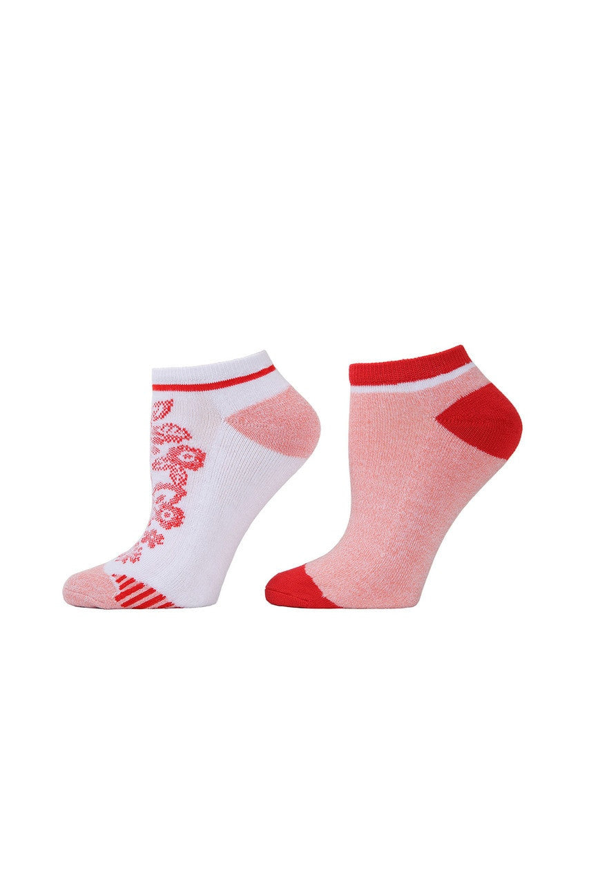 Buy Floral Mix Socks - 2 Pair Pack in White/Orange Online White/Orange