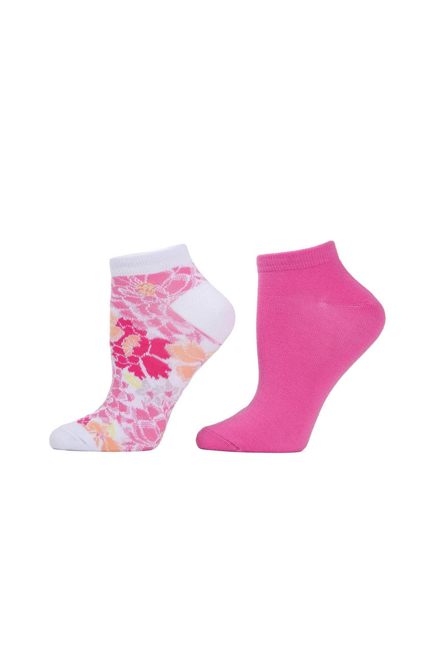 Buy Bold Floral Socks - 2 Pair Pack in Pink Online Pink