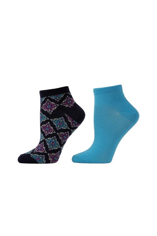 Buy Diamond Socks - 2 Pair Pack in Black Online Black