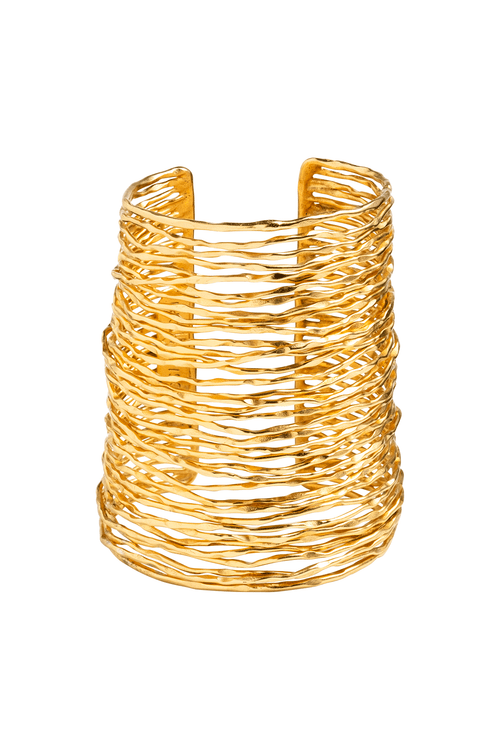 Buy Gold Brass Wire Bracelet in Antique Gold Online Antique Gold