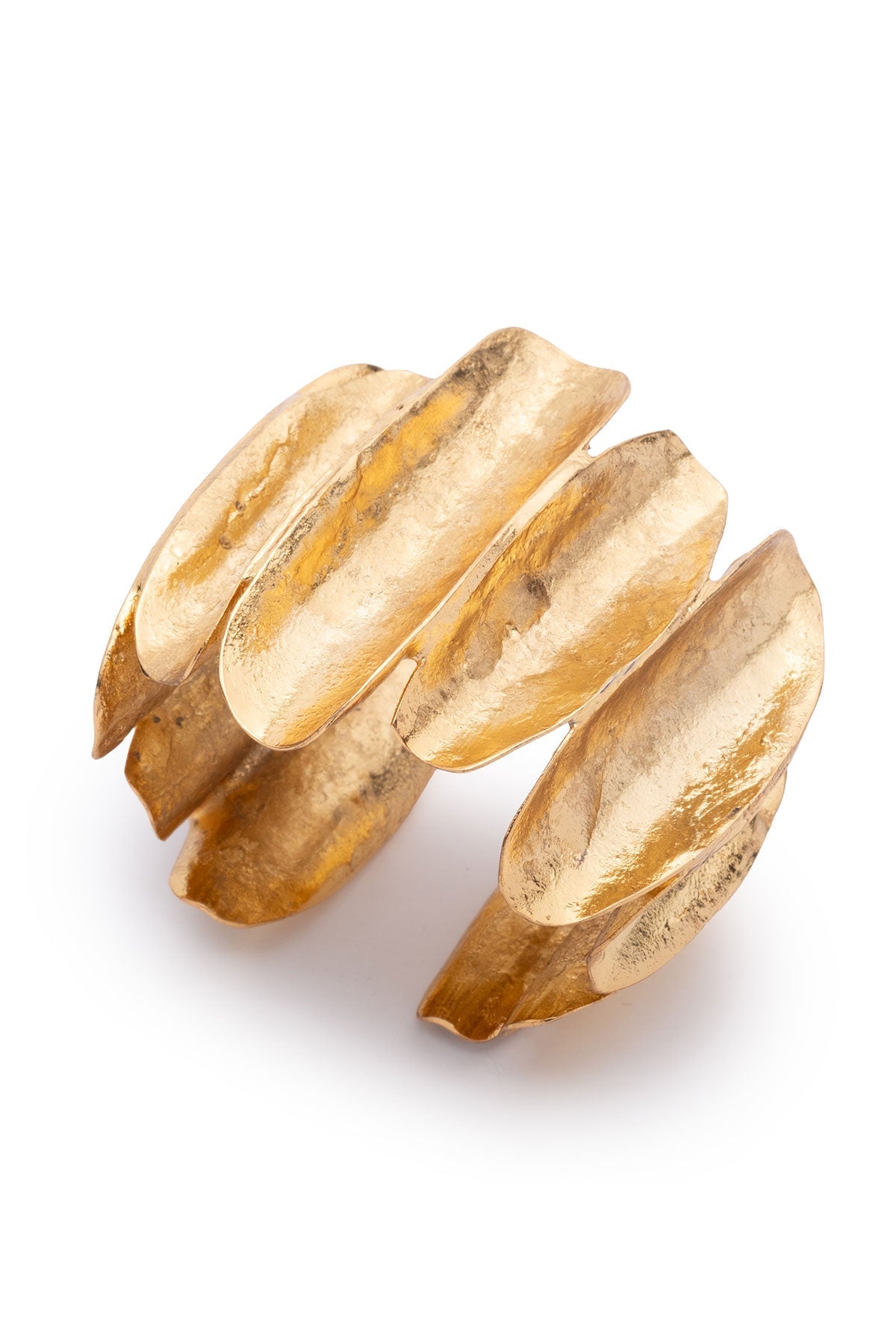 Aurea Gold Plated Cuff Bracelet Gold