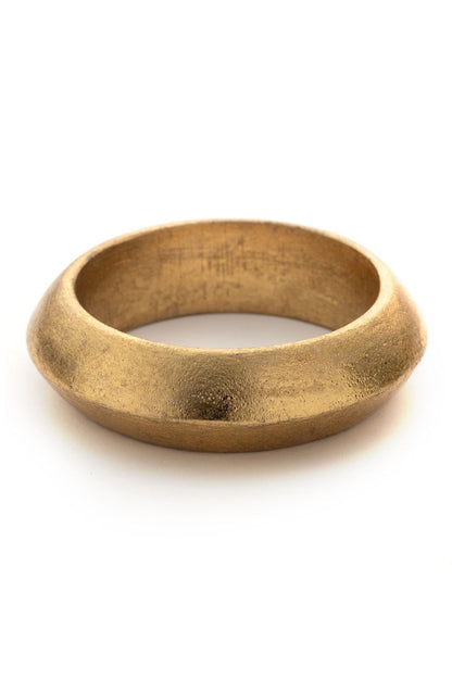 Buy Acacia Wood and Gold Plated Bangle Set in Antique Gold Online Antique Gold
