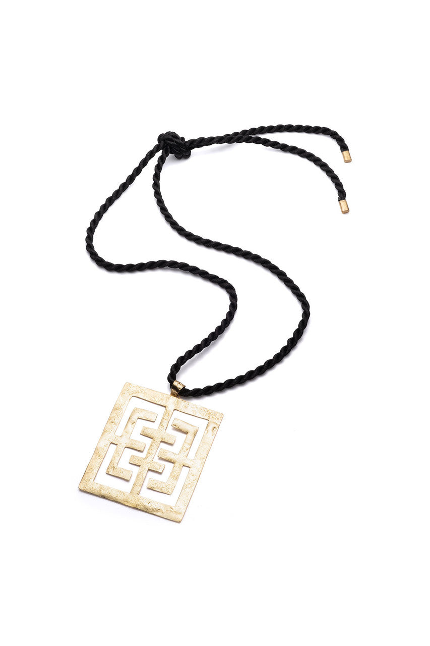 Buy Gold Plated Brass Necklace in Gold Online Gold