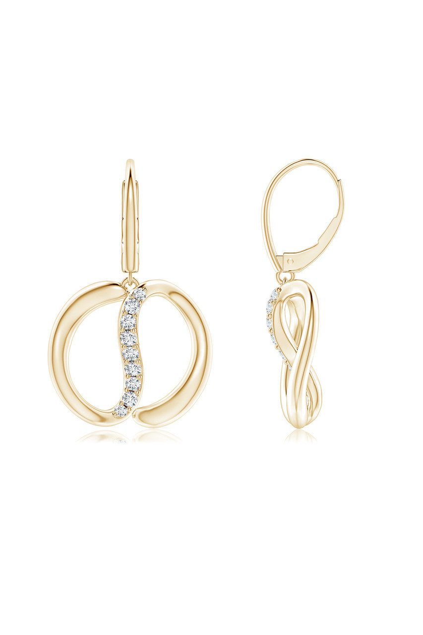 Buy Shangri-La Yin-Yang 14K Gold and Diamond Dangle Earrings in 14K Yellow Gold Online 14K Yellow Gold