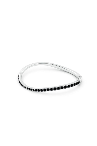 Buy Shangri-La Brushstroke 14K Gold and Black Diamond Full Bracelet in 14K White Gold Online 14K White Gold