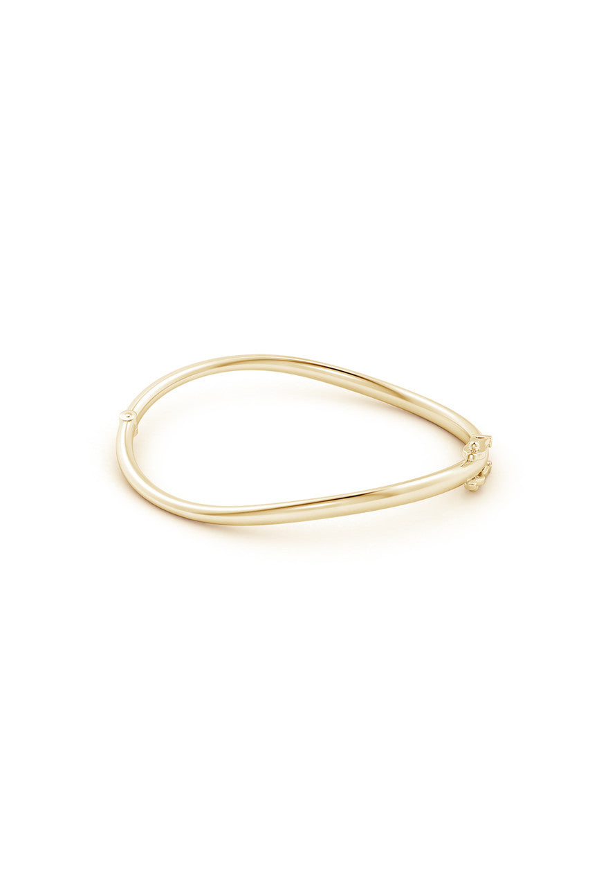 Buy Shangri-La Brushstroke 14K Gold Bracelet in 14K Yellow Gold Online 14K Yellow Gold