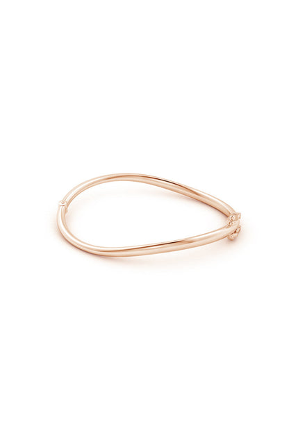 Buy Shangri-La Brushstroke 14K Gold Bracelet in 14K Rose Gold Online 14K Rose Gold