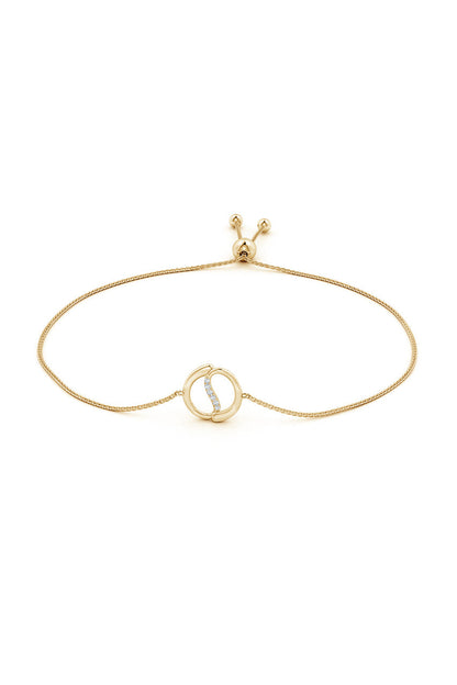Buy Shangri-La Yin-Yang 14K Gold and Diamond Bolo Bracelet in 14K Yellow Gold Online 14K Yellow Gold