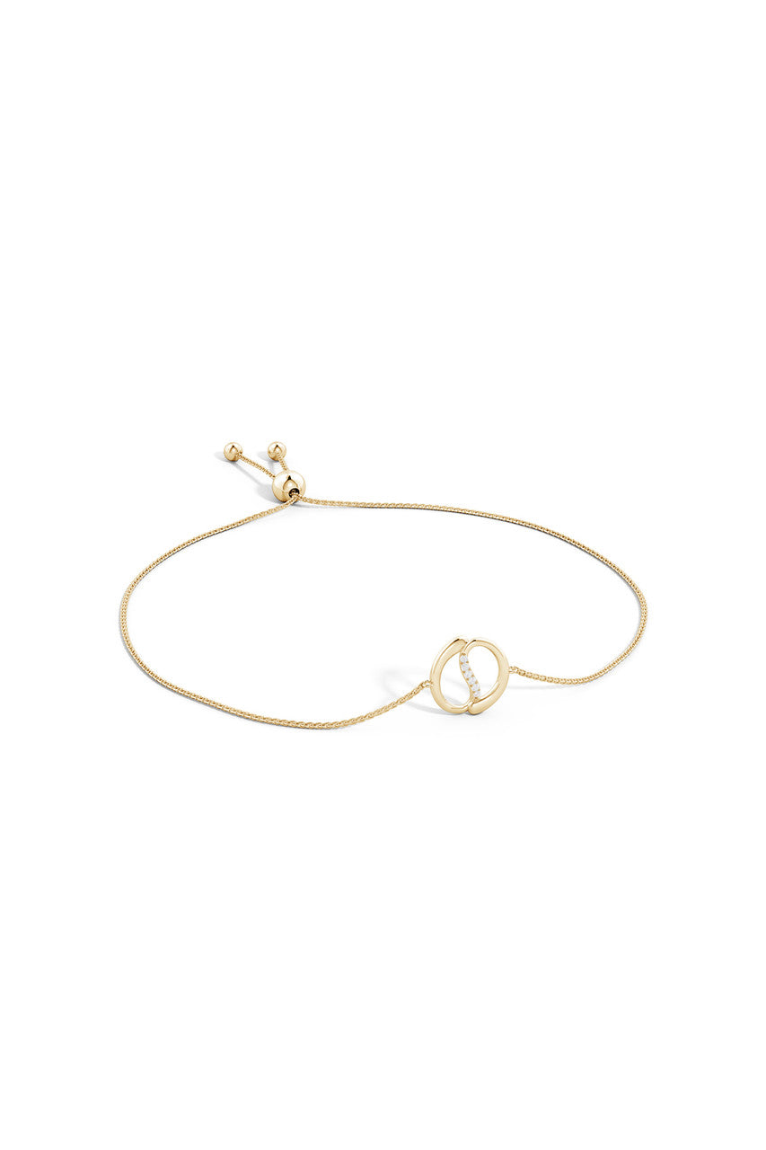Buy Shangri-La Yin-Yang 14K Gold and Diamond Bolo Bracelet in 14K Yellow Gold Online 14K Yellow Gold