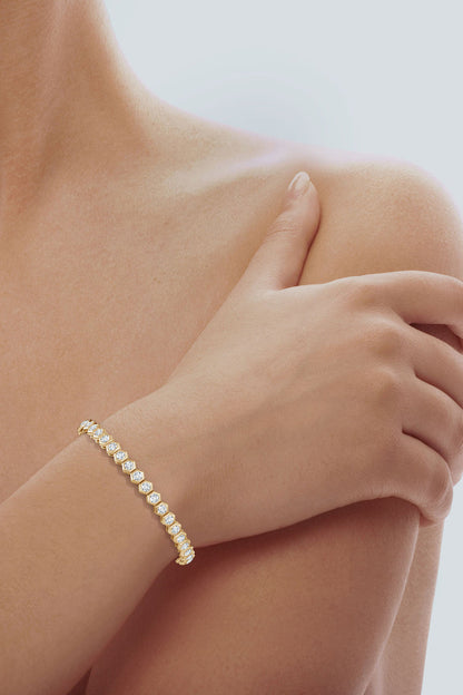 Buy Indochine Diamond Tennis Bracelet in 14K Yellow Gold Online 14K Yellow Gold