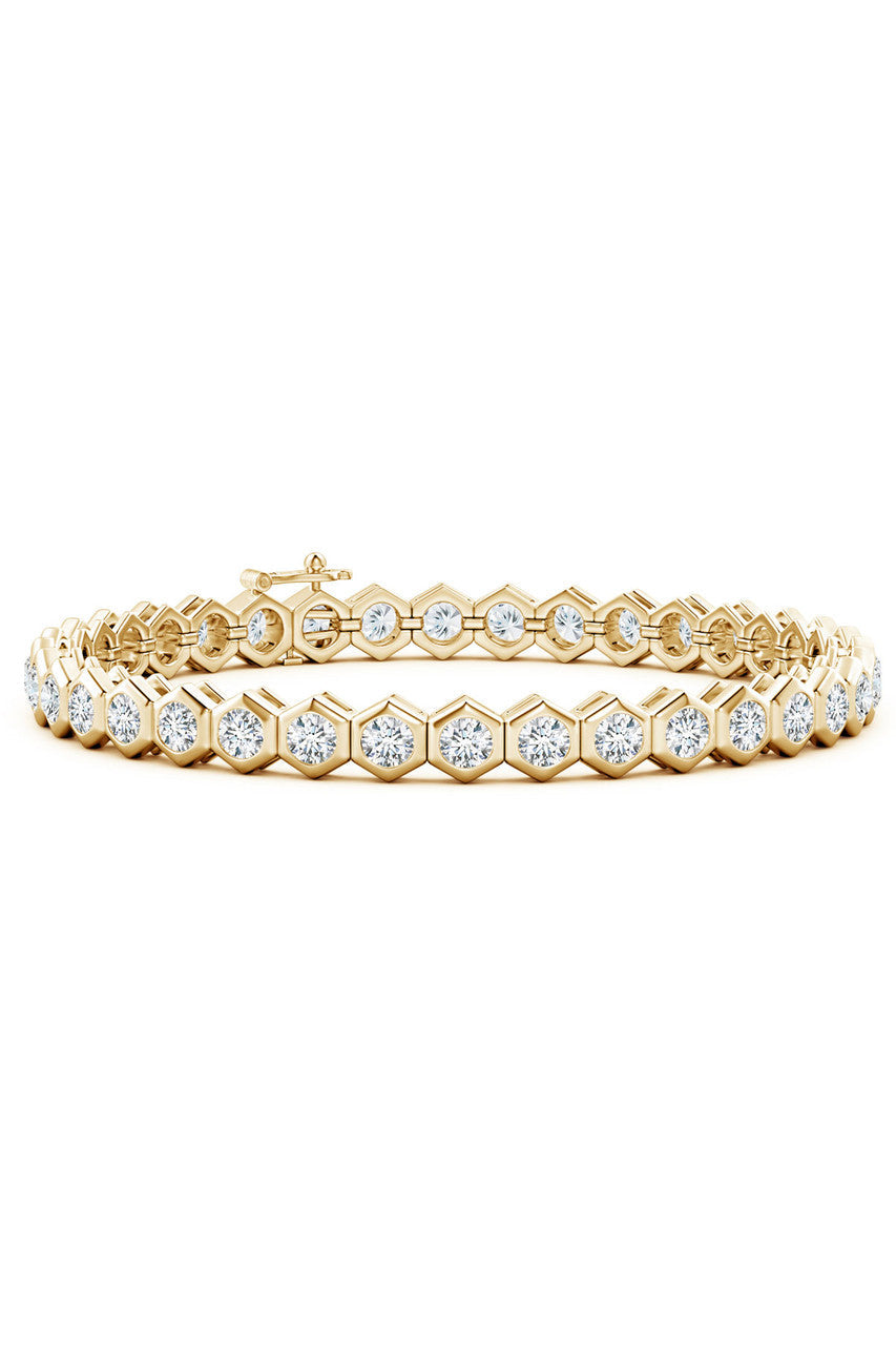 Buy Indochine Diamond Tennis Bracelet in 14K Yellow Gold Online 14K Yellow Gold