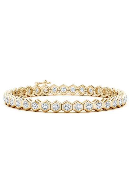 Buy Indochine Diamond Tennis Bracelet in 14K Yellow Gold Online 14K Yellow Gold