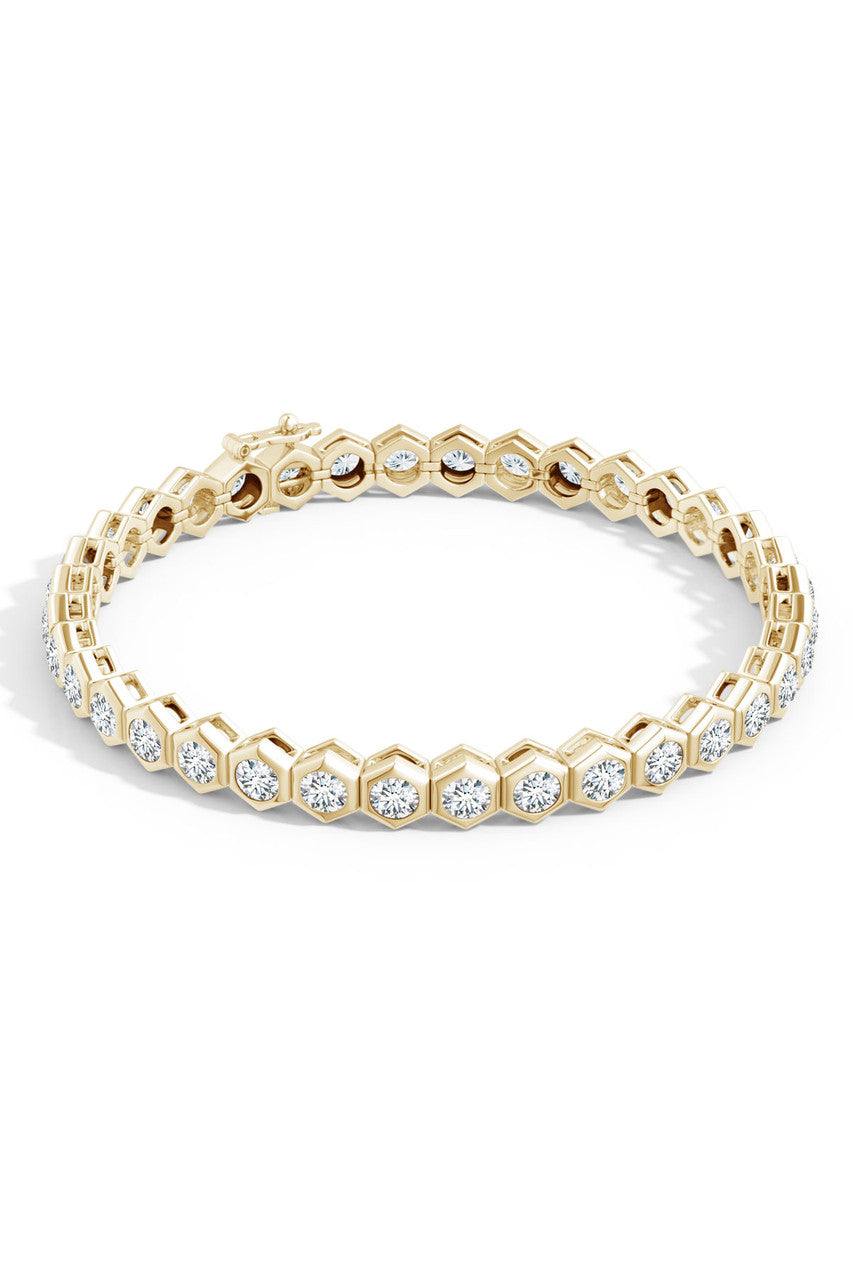 Buy Indochine Diamond Tennis Bracelet in 14K Yellow Gold Online 14K Yellow Gold