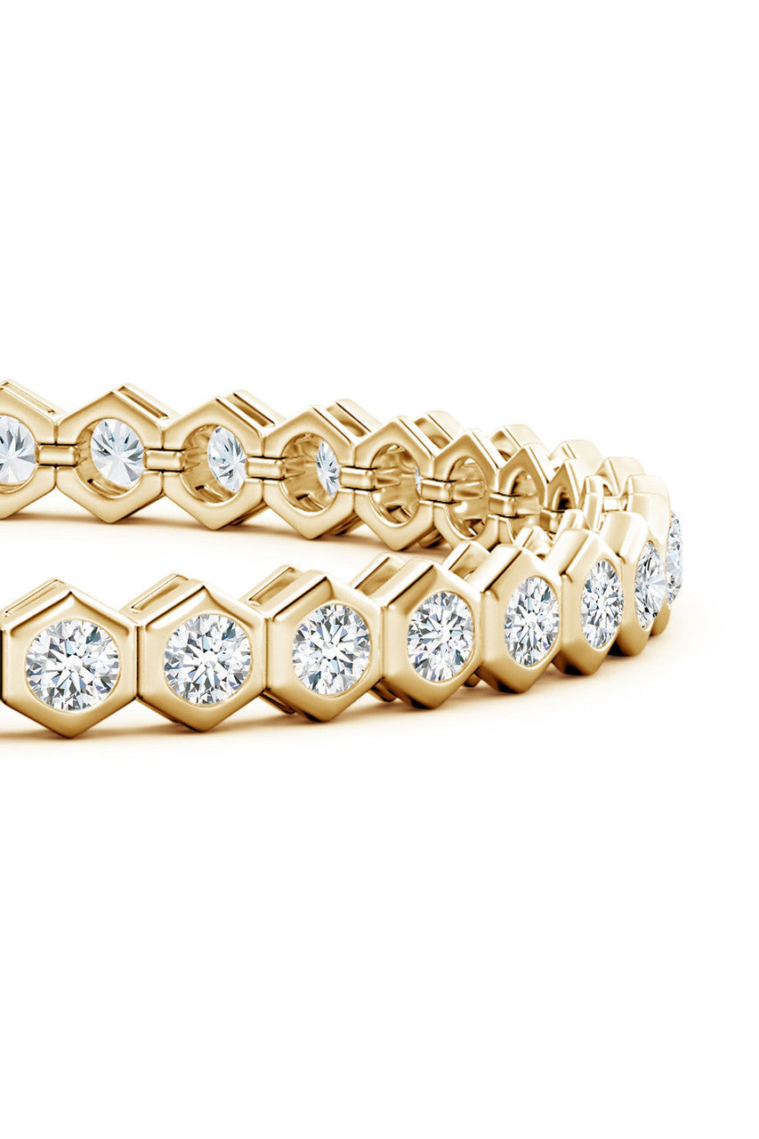 Buy Indochine Diamond Tennis Bracelet in 14K Yellow Gold Online 14K Yellow Gold