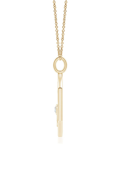 Buy Indochine Spirit 14k Hexagon Frame Hamsa Pave Diamond Pendant Necklace in 14K Yellow Gold Online 14K Yellow Gold
