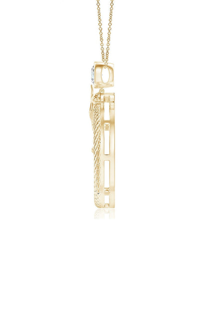 Buy Dragon 14k Yellow Gold Slider Pendant With Diamond in Yellow Gold Online Yellow Gold