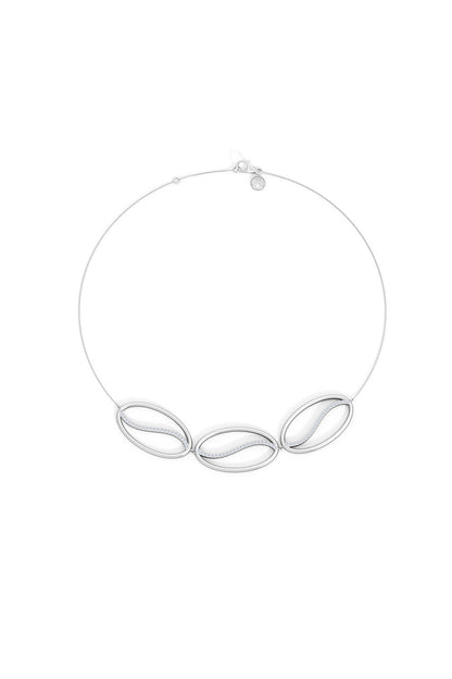 Buy Shangri-La Elliptical Yin-Yang 14K Gold and Diamond Trio Necklace in 14K White Gold Online 14K White Gold